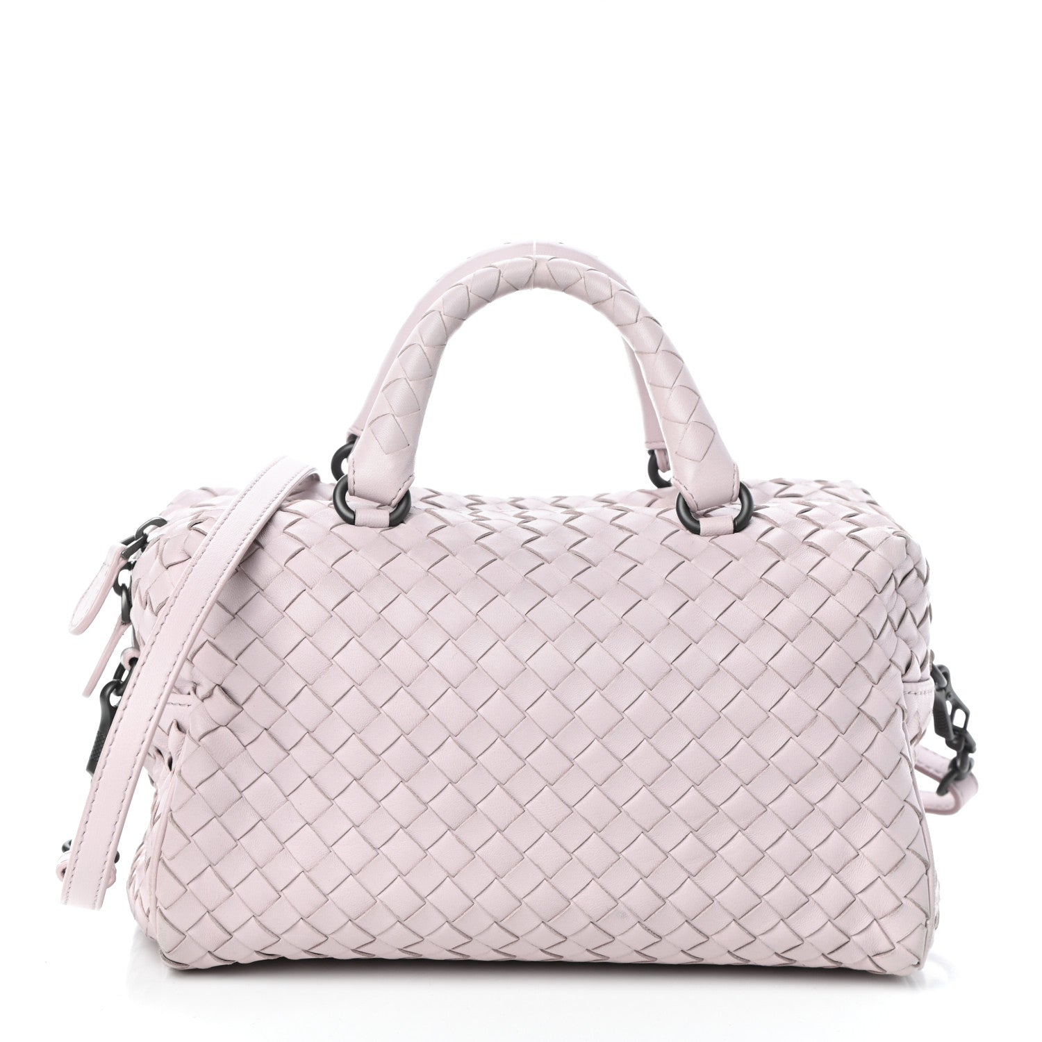 Bottega Veneta Nappa Intrecciato Mini Top Handle Bag Rose Buvard 3 of 10