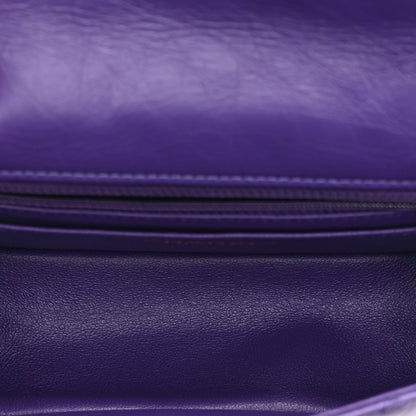 Chanel Aged Calfskin Quilted 2.55 Reissue Mini Flap Purple 5 of 11