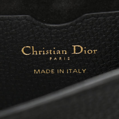 Christian Dior Grained Calfskin Medium Bobby Flap Black 6 of 9
