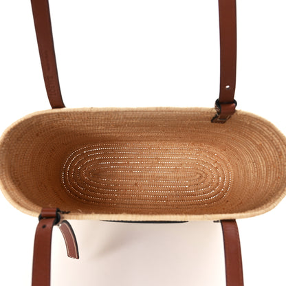Loewe Raffia Small Square Basket Tote Bag Natural Tan 5 of 8