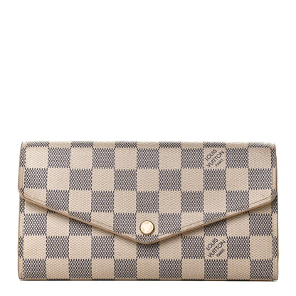 Louis Vuitton Damier Azur Sarah Wallet NM 1 of 10