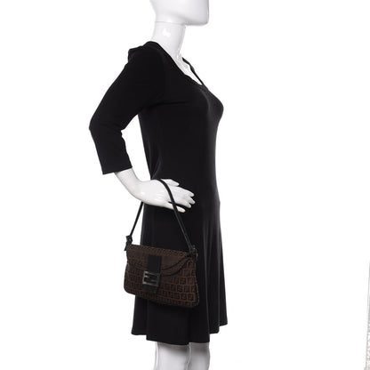 Fendi Zucchino Baguette Brown 3 of 18