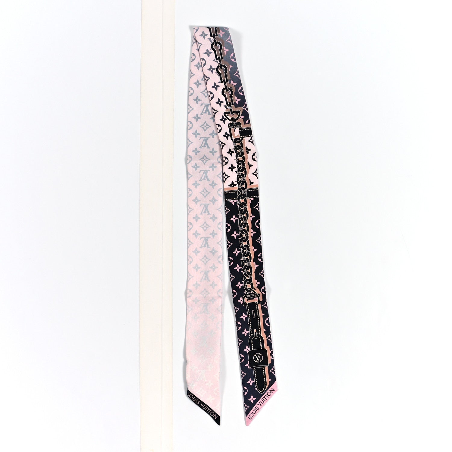 Louis Vuitton Silk Monogram Rising Confidential BB Bandeau Black Rose 2 of 4