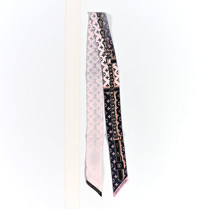 Louis Vuitton Silk Monogram Rising Confidential BB Bandeau Black Rose 2 of 4