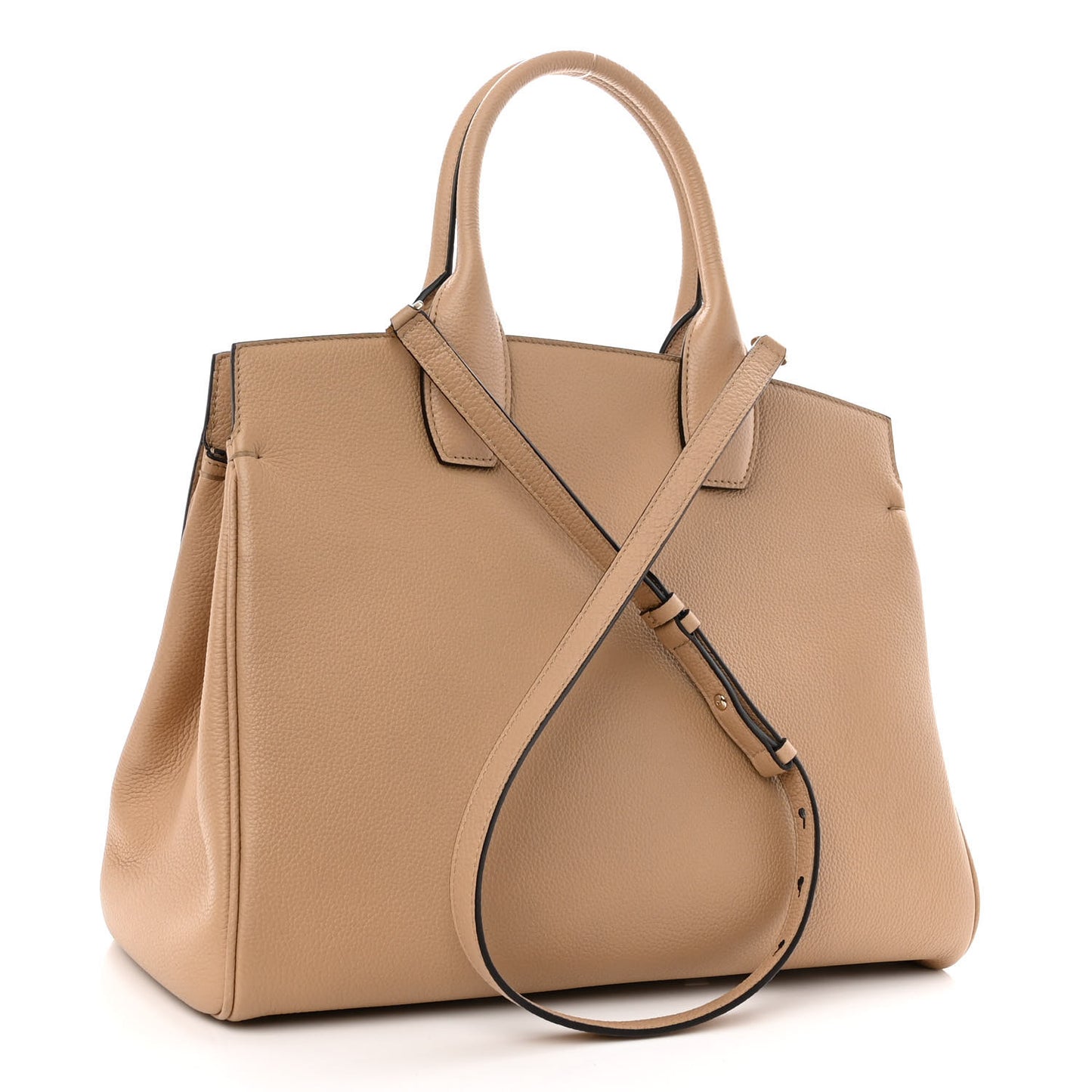 Calfskin The Studio Bag Almond