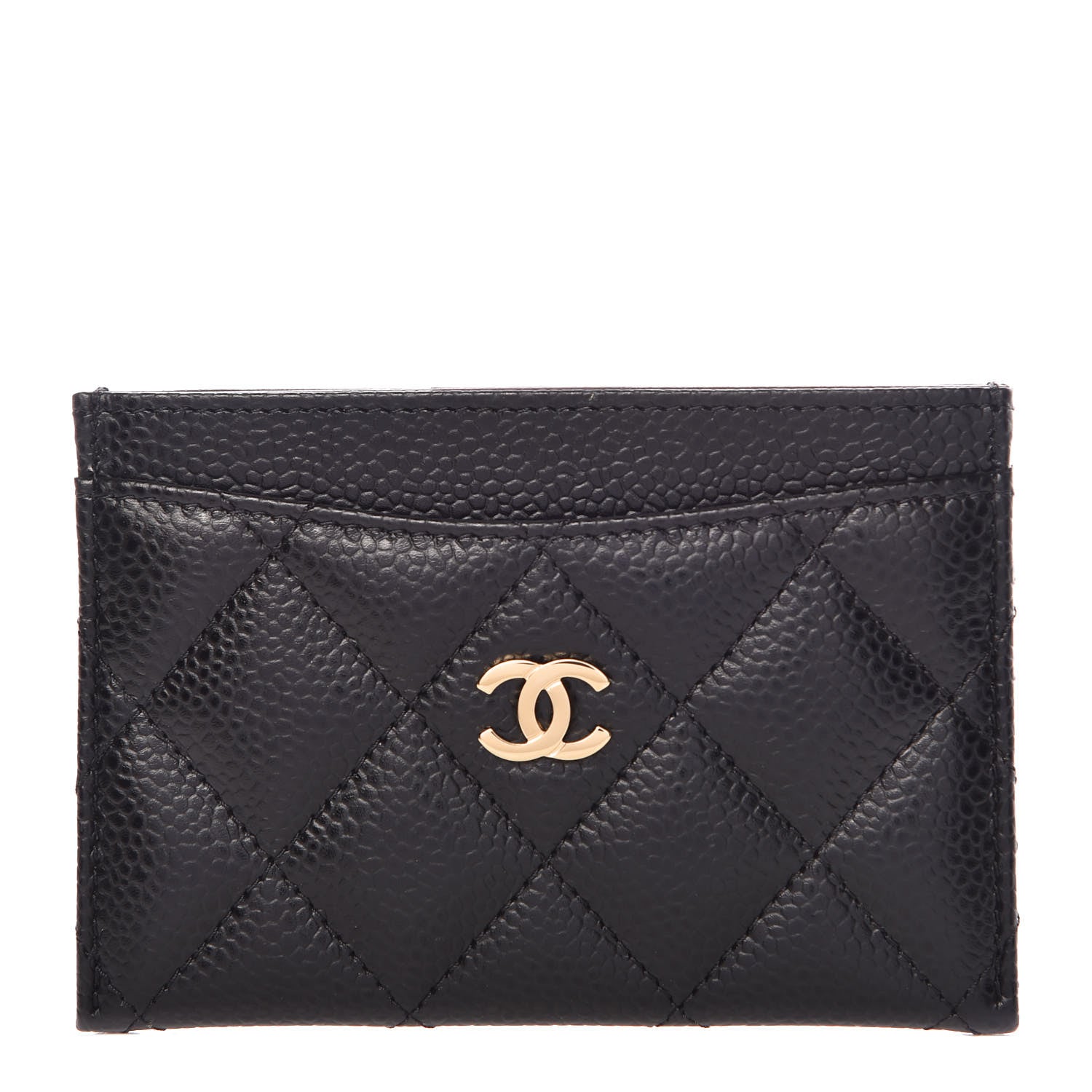 Chanel Caviar Quilted Card Holder Black 1 of 9