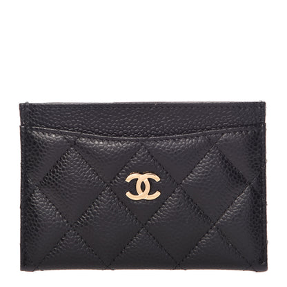Chanel Caviar Quilted Card Holder Black 1 of 9