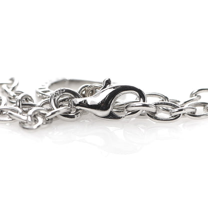 Tiffany Platinum Diamond Heart Charm Bracelet 4 of 5