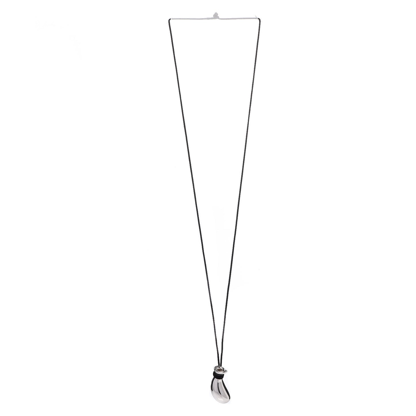 Sterling Silver Silk Elsa Peretti Bottle Jug Pendant Necklace