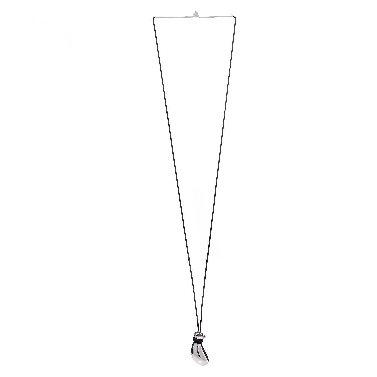 Tiffany Sterling Silver Silk Elsa Peretti Bottle Jug Pendant Necklace 3 of 7