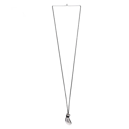 Tiffany Sterling Silver Silk Elsa Peretti Bottle Jug Pendant Necklace 3 of 7