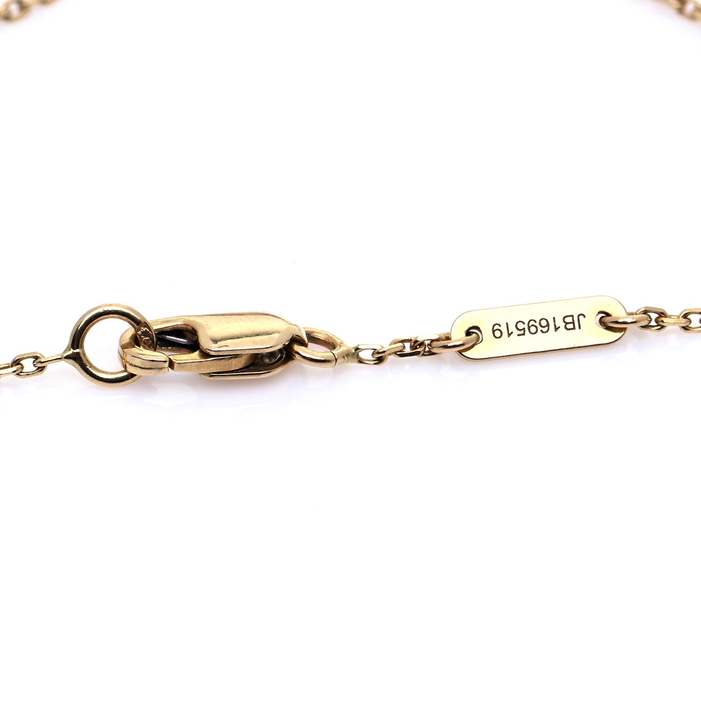 18K Yellow Gold Mother of Pearl Sweet Alhambra Butterfly Bracelet