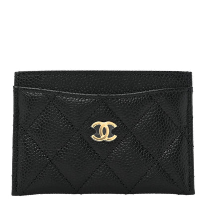 Chanel Caviar Quilted Card Holder Black 1 of 11