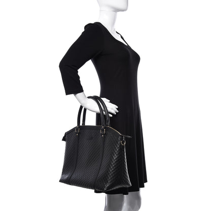 Gucci Soft Microguccissima Dome Satchel Black 3 of 17