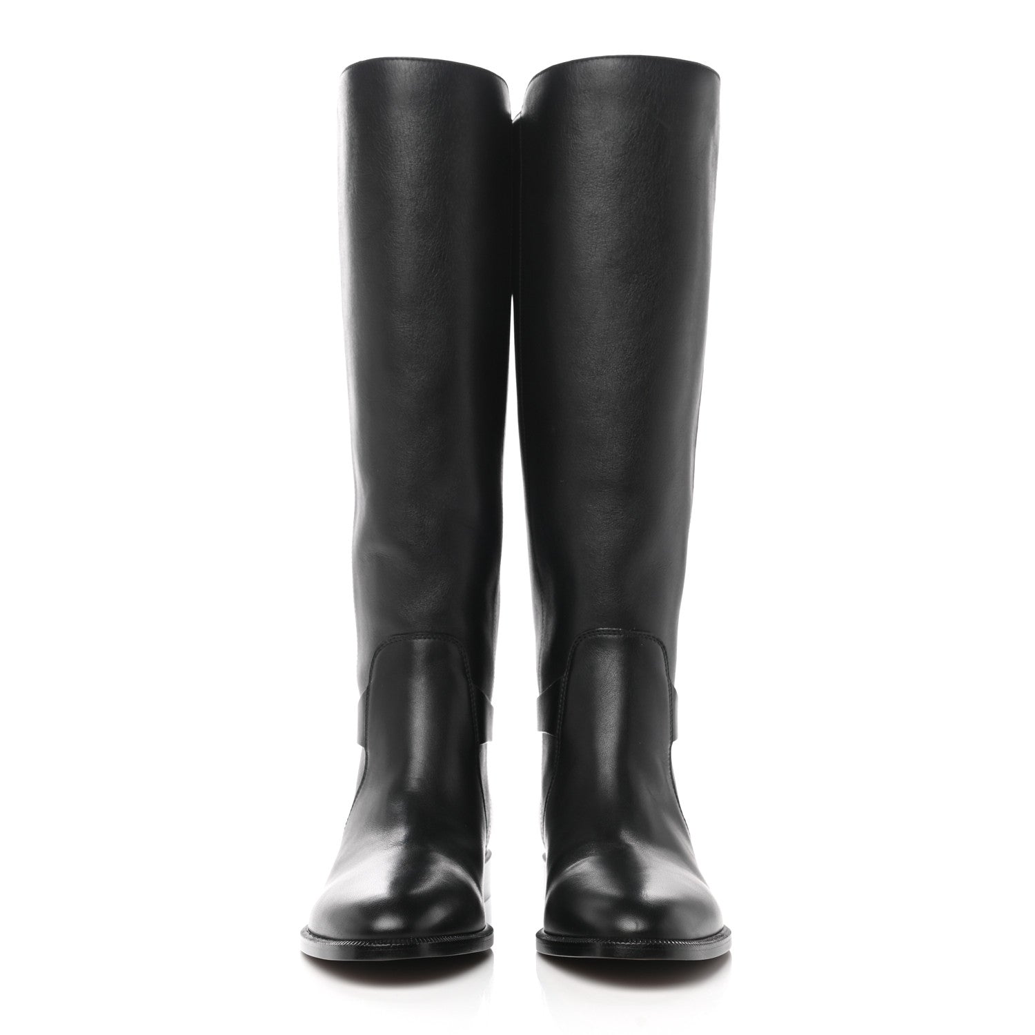 Christian Dior Soft Calfskin Empreinte High Boot 35.5 Black 2 of 9