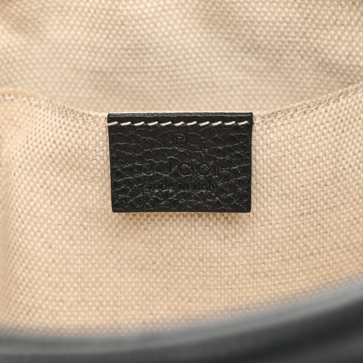 Pebbled Calfskin Small Soho Disco Bag Black
