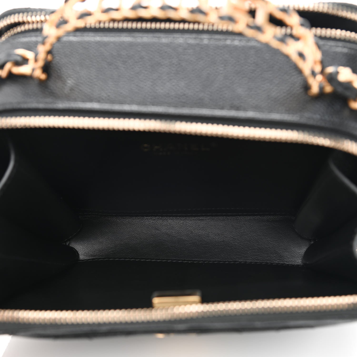 Chanel Caviar Quilted Small Pick Me Up Vanity Case Black 6 of 12