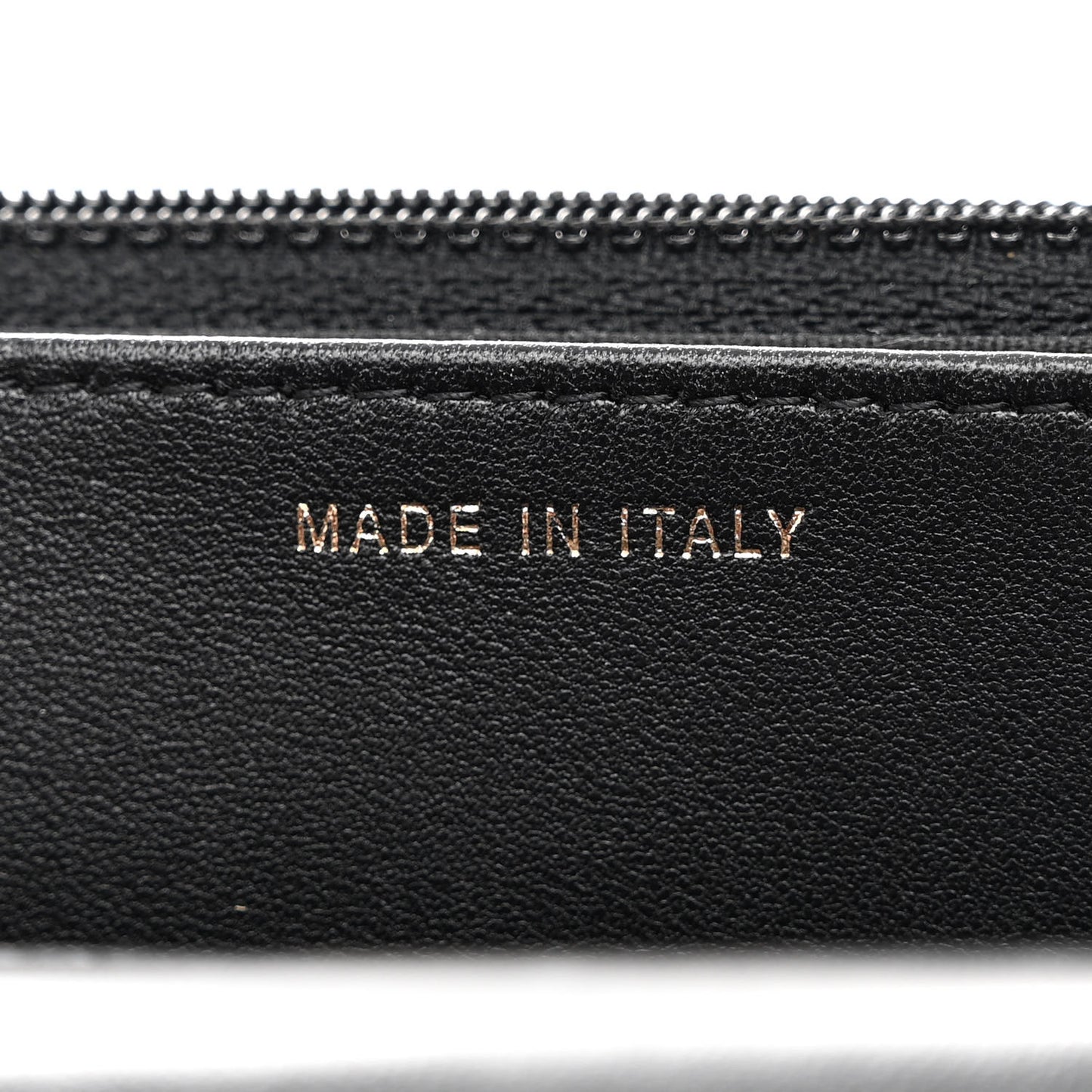 Lambskin Quilted Trendy CC Wallet On Chain WOC Black