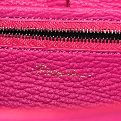 3.1 Phillip Lim Textured Calfskin Medium Pashli Satchel Bright Fuchsia 6 of 12