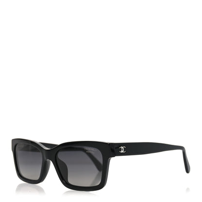 Chanel Acetate Polarized Square Sunglasses 5417-A Black 1 of 8