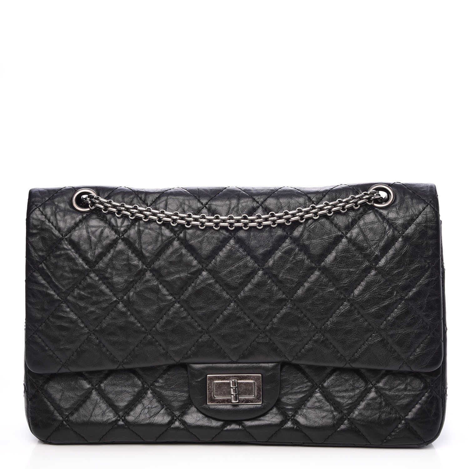 Chanel Aged Calfskin Quilted 2.55 Reissue 227 Flap Black 1 of 9