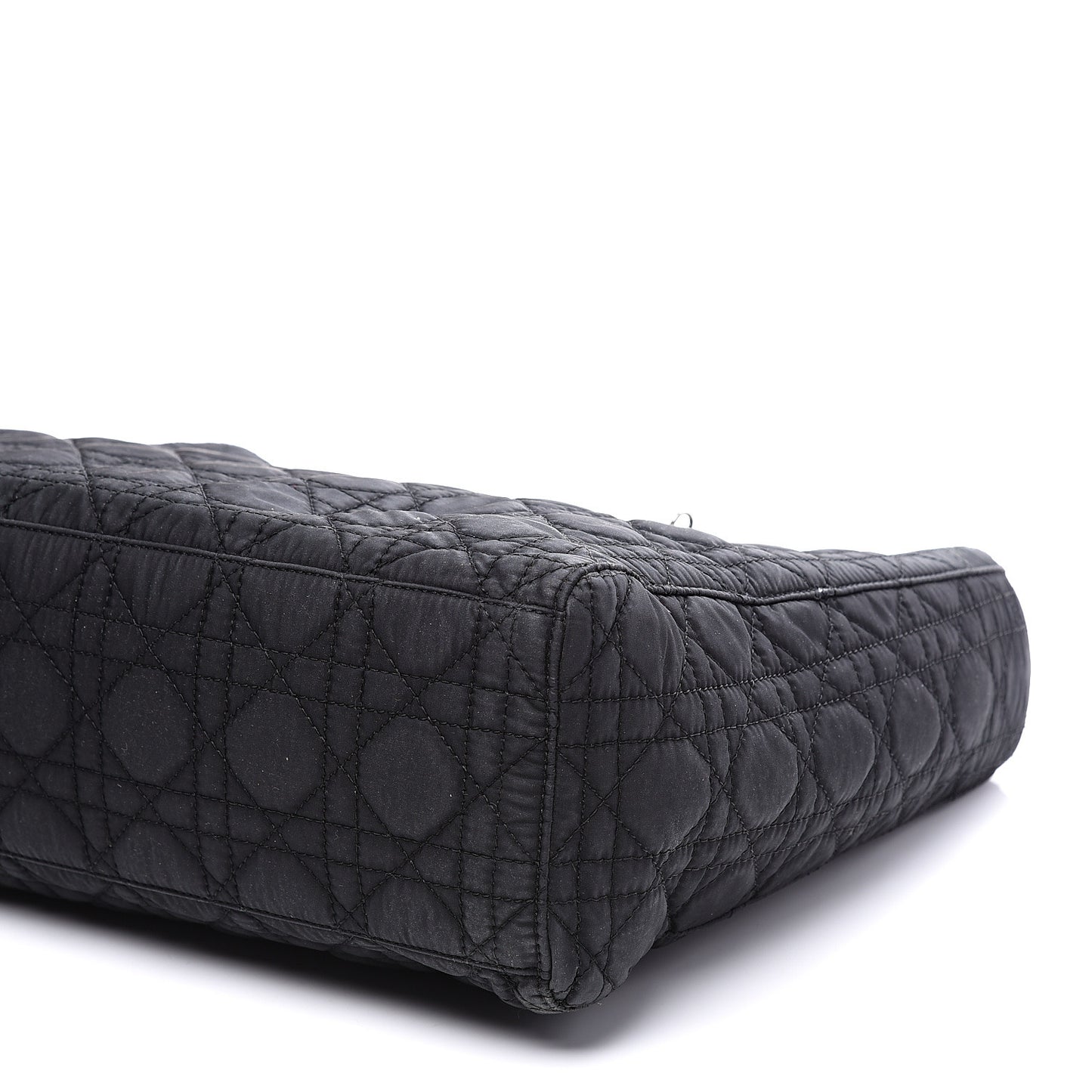 Nylon Cannage Large Lady Dior Black