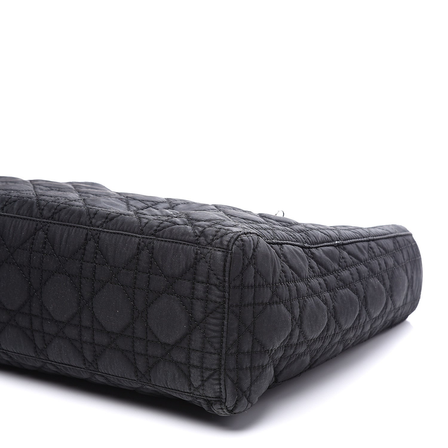 Christian Dior Nylon Cannage Large Lady Dior Black 8 of 12