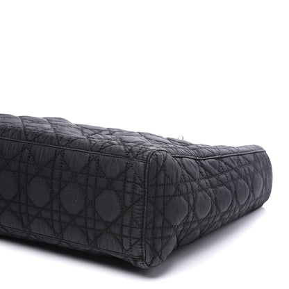 Christian Dior Nylon Cannage Large Lady Dior Black 8 of 12
