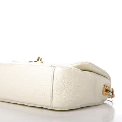 Chanel Caviar Quilted Mini Chain Soul Flap White 9 of 11