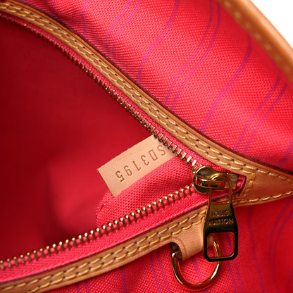 Louis Vuitton Damier Azur Delightful MM Pink 7 of 21