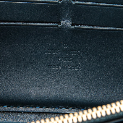 Louis Vuitton Vernis Zippy Wallet Blue Nuit 9 of 10