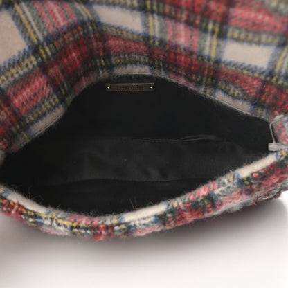 Miu Miu Tartan Matelasse Small Flap Naturale 4 of 4