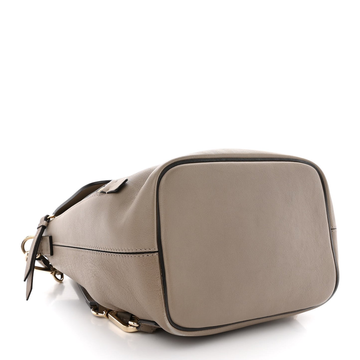 Suede Calfskin Medium Faye Backpack Motty Grey