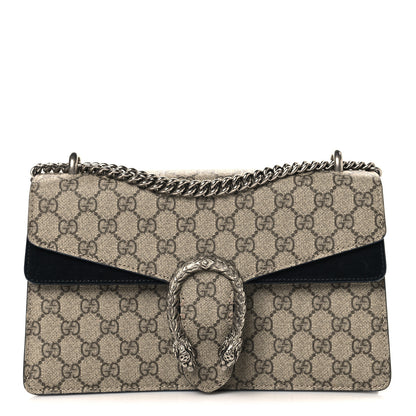 Gucci GG Supreme Monogram Small Dionysus Shoulder Bag Black 1 of 10