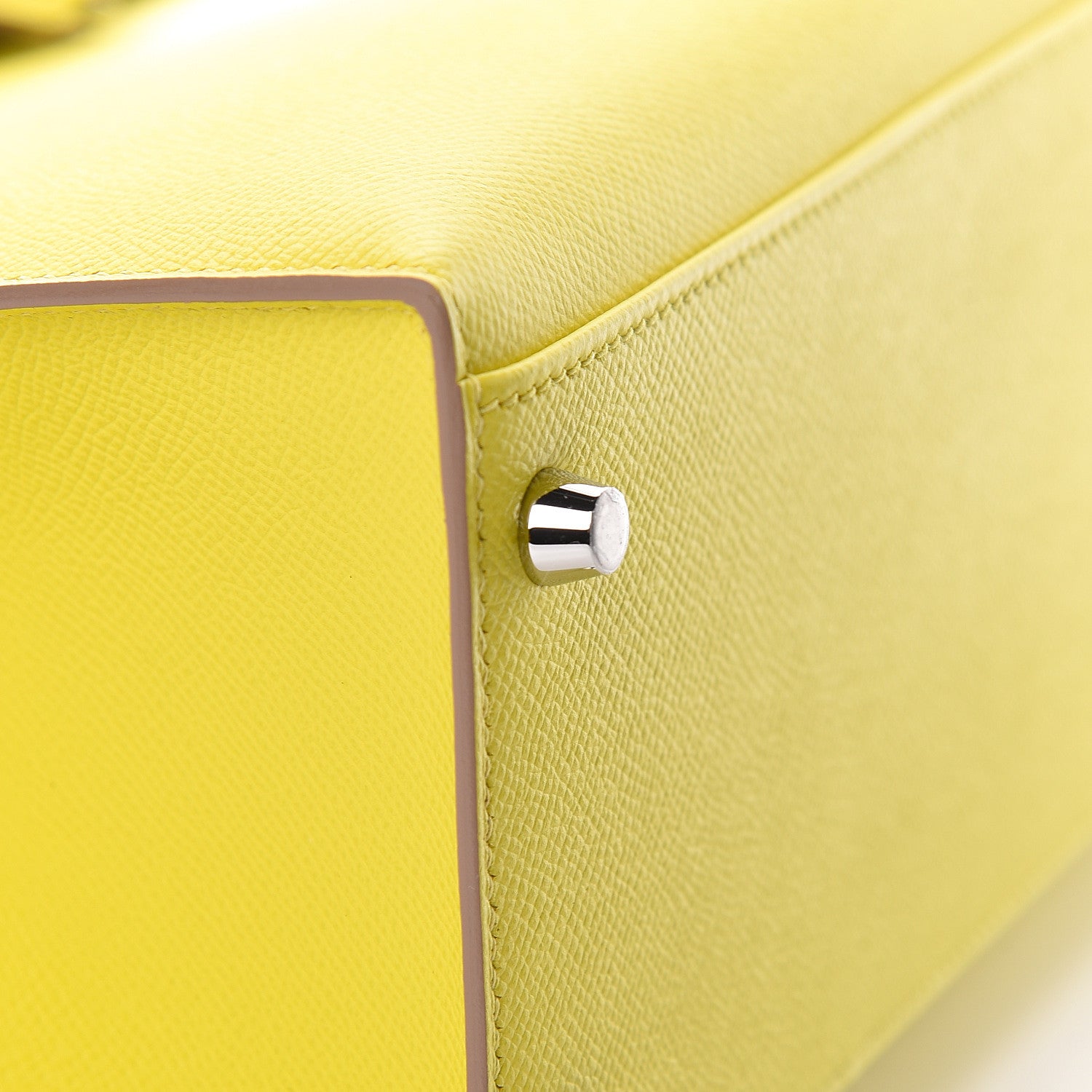Hermes Epsom Kelly Sellier 32 Lime 7 of 39