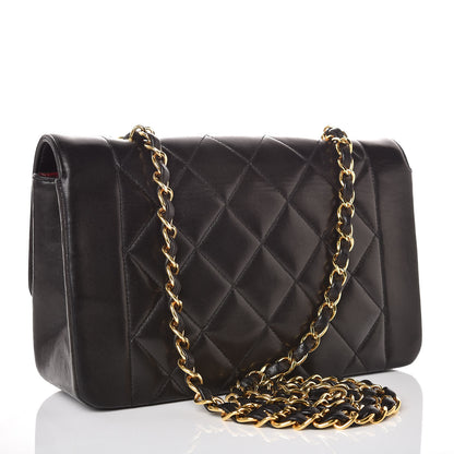 Chanel Lambskin Quilted Small Single Flap Black 3 of 11