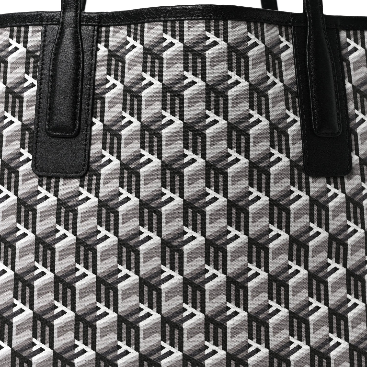 MCM Visetos Medium Liz Reversible Shopper Tote Black 12 of 16