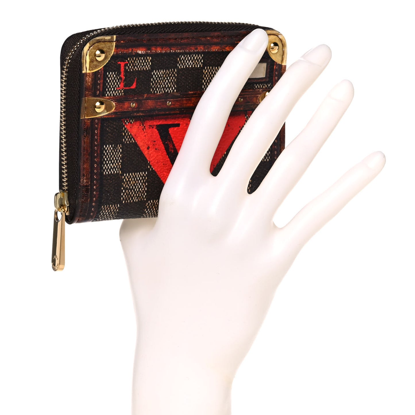 Transformed Damier Ebene Time Trunk Zippy Coin Purse