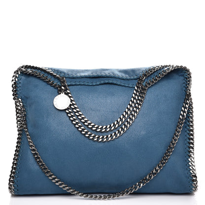 Stella McCartney Shaggy Deer Falabella Fold Over Tote Blue 1 of 9