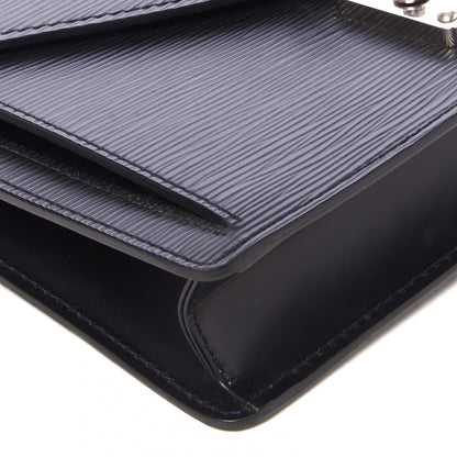 Louis Vuitton Epi Pochette Sellier Dragonne Clutch Black 5 of 8
