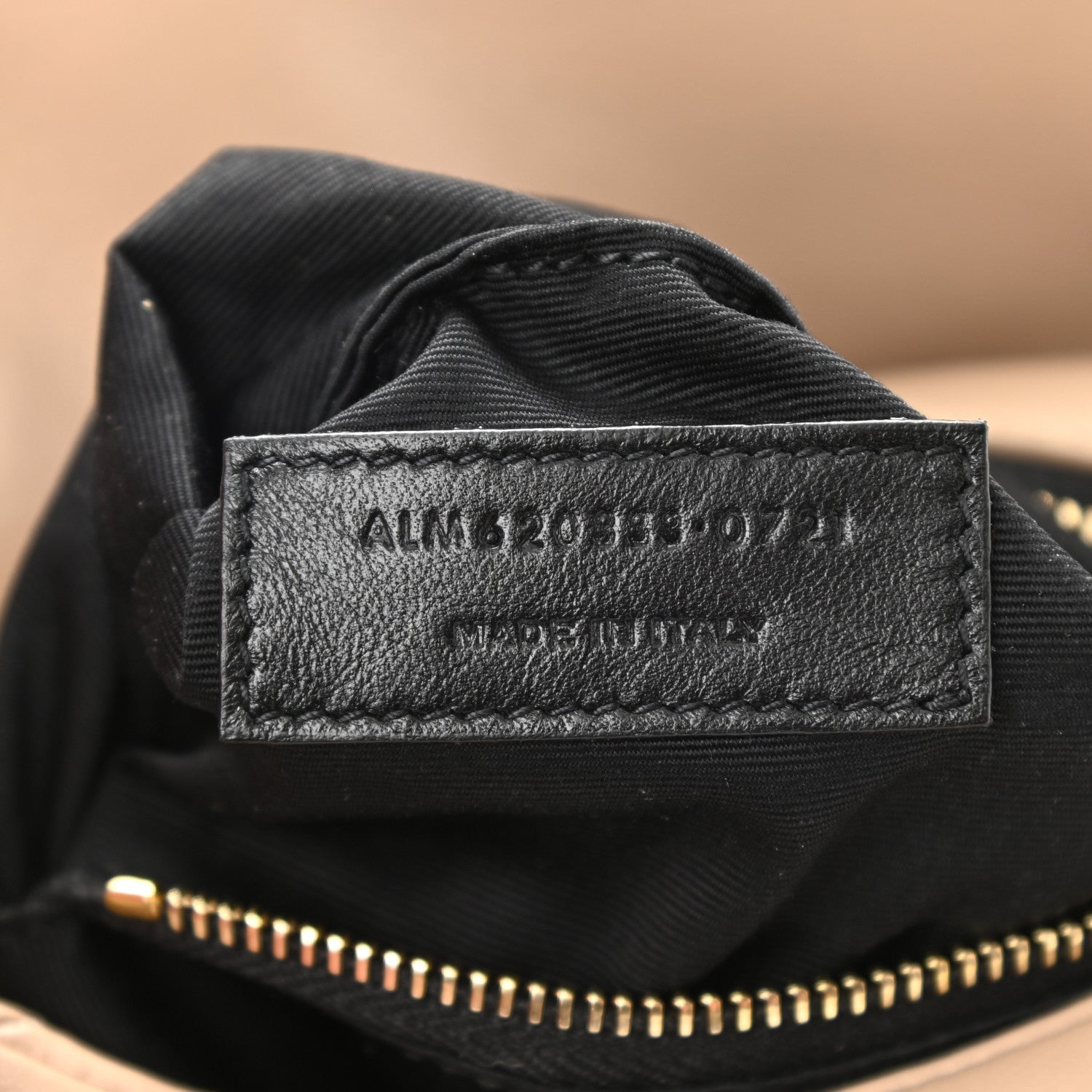 Saint Laurent Lambskin Quilted Toy Loulou Puffer Monogram Chain Satchel Nude Powder 7 of 8