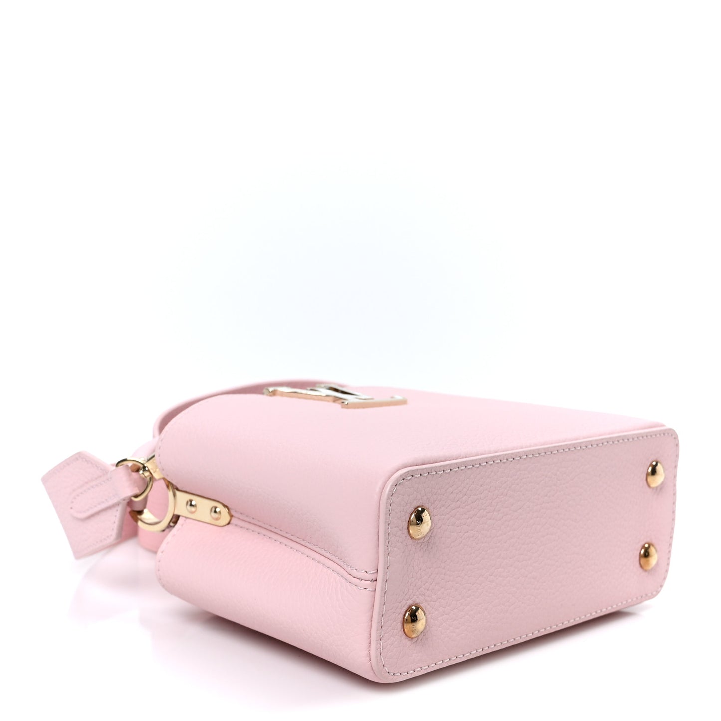 Taurillon Marble Capucines Mini Pink
