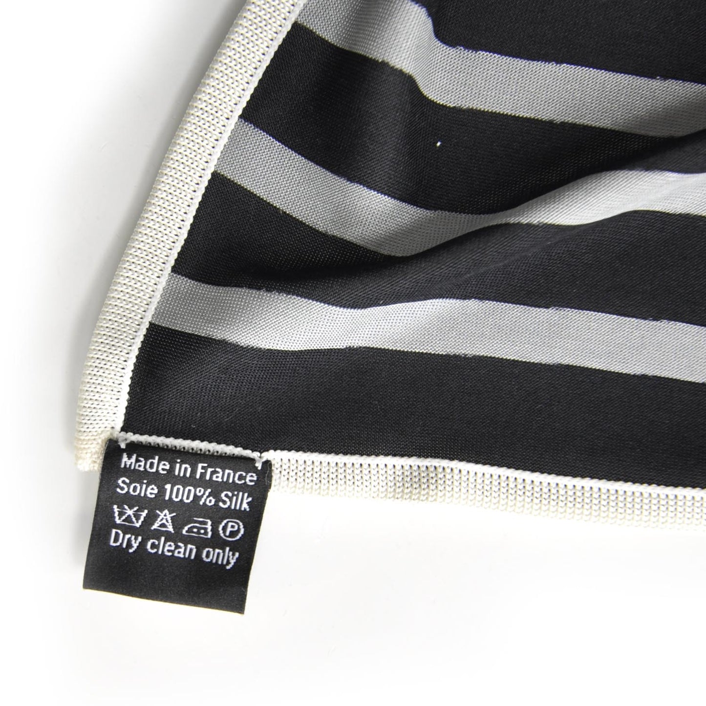 Silk Jersey Brides De Gala Scarf 90 Black