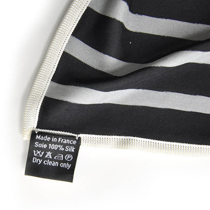 Hermes Silk Jersey Brides De Gala Scarf 90 Black 5 of 6