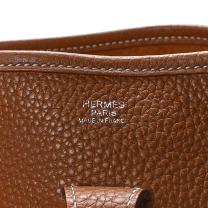 Hermes Taurillon Clemence Evelyne III PM Gold 6 of 11
