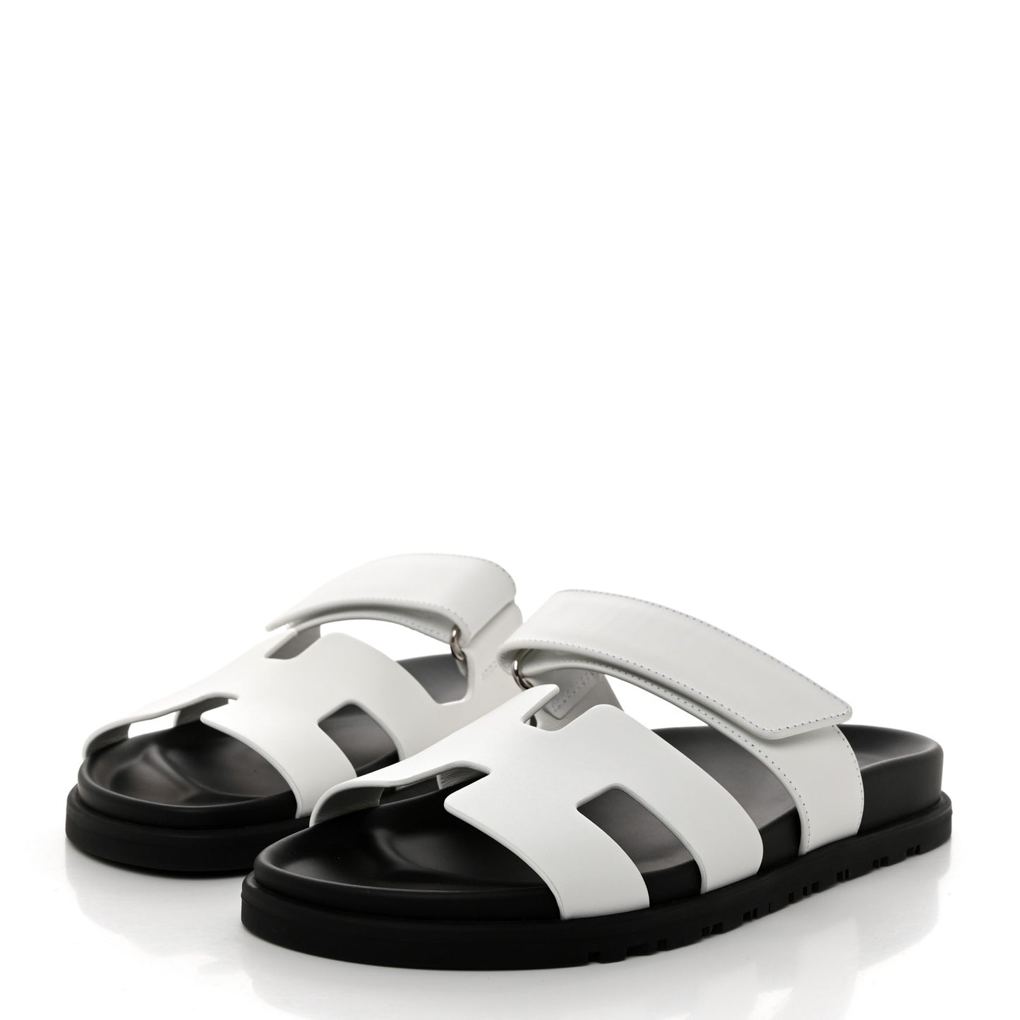 Calfskin Womens Chypre Sandals 37.5 White