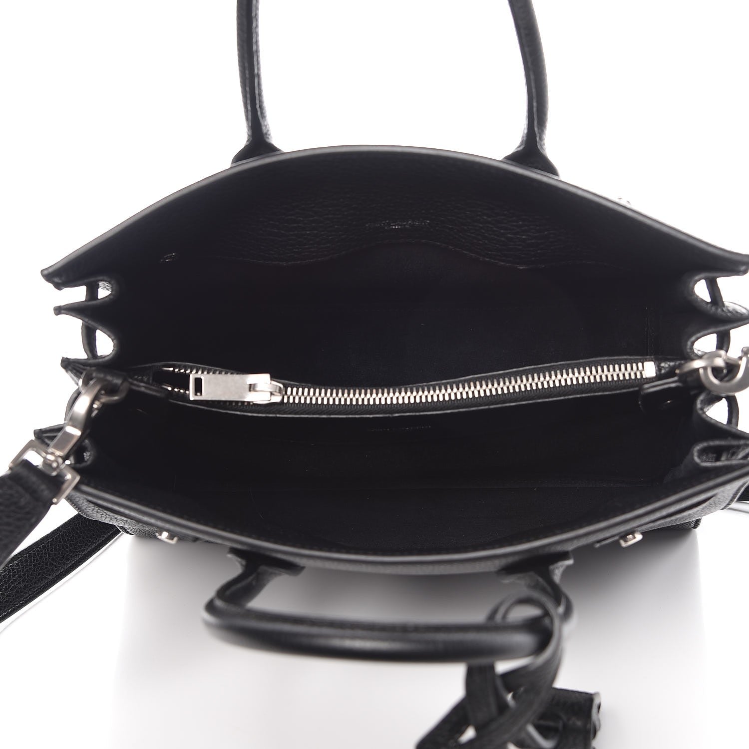 Saint Laurent Grained Calfskin Baby Sac De Jour Souple Black 5 of 8