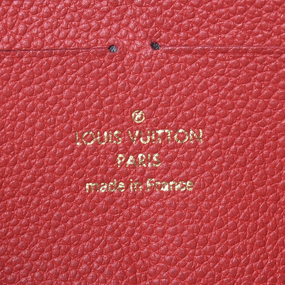 Louis Vuitton Empreinte Clemence Wallet Scarlet 6 of 10