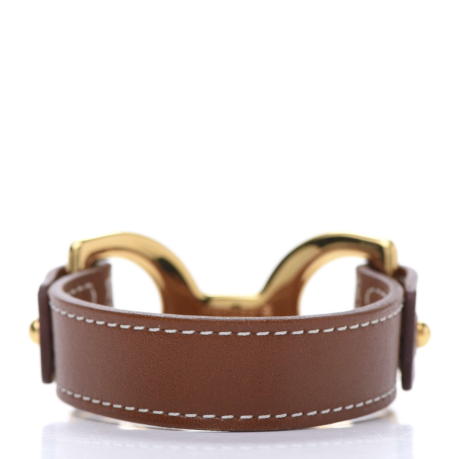 Hermes Barenia Pavane Cuff S Fauve 3 of 5