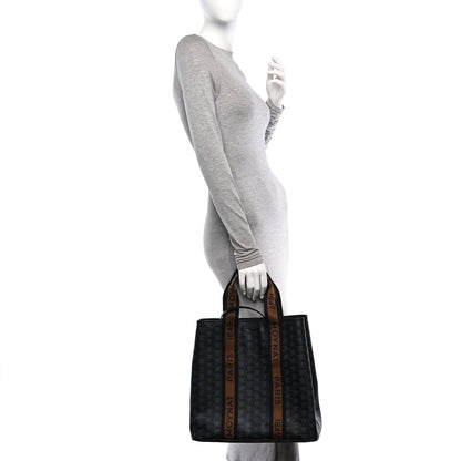 Moynat Canvas 1920 M Monogram Tote Black Brown 2 of 11